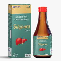 silypure Liver Tonic Syrup, Herbal and Ayurvedic Tonic Syrup for Daily Use Net 200ml image 1