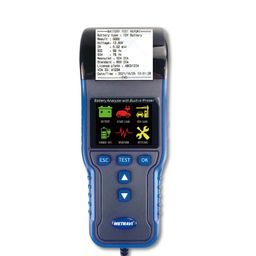 Metravi BT-900 Battery Analyser with Built-in Printer to test Battery Voltage, Battery Capacity, Cold Start Current, Internal Resistance, State of Health & State of Charge image 1