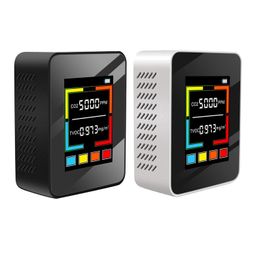 atorse ATORSE™ Co2 Detector Meter Tvoc Tester Air Quality Monitoring Black No Battery image 2