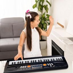 KID KRAZE® Combo 49 Key Piano Keyboard with Recording and Mic with Musical Guitar for Kids Analog Portable Keyboard image 5