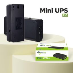 multybyte 12V Mini UPS for Wi-Fi Routers | Up to 5 Hours Backup | Smart Power Protection | Universal Compatibility | Fast Setup | Compact Design, Black, Compact, Plastic image 2