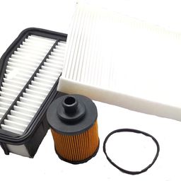 GOPINATH AUTOLINK CAR ENGINE AIR FILTER +OIL FILTER+AC FILTER SET OF 3PCS FOR NEW BALENO DIESEL - 2015 ONWARD MODEL image 1