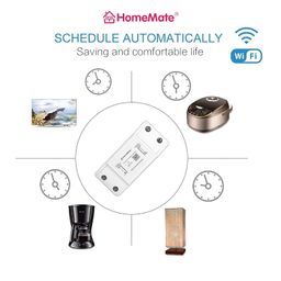 HomeMate WiFi+Bluetooth Smart Switch Breaker | 10A | Compatible with Alexa and Google Home image 3
