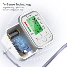 dr vaku DR VAKU® BP Monitor Fully Automatic Blood Pressure Machine to Check Digital Accurate Level for Home Monitoring Device with Talking Function,Large Display + Cuff Kit Best Accurate Apparatus Measurement- White image 5