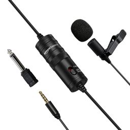 amazon basics Auxiliary Omnidirectional Lavalier Condenser Microphone (with 20ft Cable) image 1