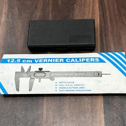 generic DT Science House Vernier Caliper+Screw Gauge combo pack of 2 Micrometer Slide 12.5cm metallic for Measurement of Round Objects and depth used in Industrial,Home or General use image 5