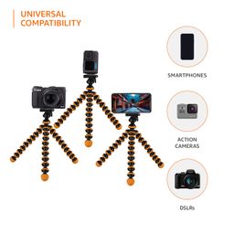 Amazon Basics Gorilla Tripod/Mini 33 cm (13 Inch) Tripod for Mobile Phone with Phone Mount & Remote, Flexible Gorilla Stand for DSLR & Action Cameras image 3