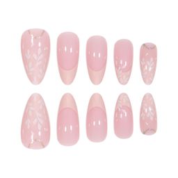 Buddy Jelly Trends Premium Designer 24pcs Stick-on Nails set, with Easy Glue Tab application, Nails are Reusable & Unbreakable (Y-299) image 2