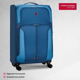 wenger Castic Pro Large Softside Case, Blue, 102 litres, Swiss Designed-Blend of Style & Function, 612329 image 3