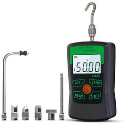 vvv-group Digital Force Gauge FM-50 with N/LB/Kg/Oz Units, Push Pull Dynamometer, Portable Force Meter, Tension Gauge Pressure Thrust Meter image 1