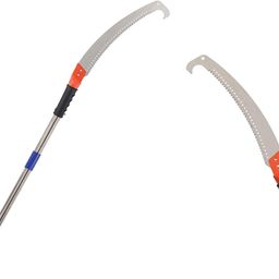 dap - downhill agro products DAP Pruning Saw With Pole Fixing Slot | Curved Blade Hand Saw | Professional Pruning Saw With Hook Rust Resistance Sharp Teeth Blades |With Rubber Grip Handle | Long Reach | Tall Trees Pruning image 5