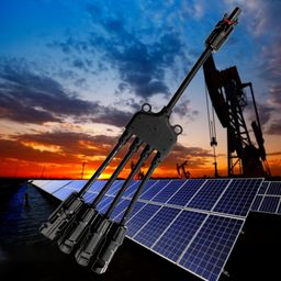 THE STYLE SUTRA® Y Branch Solar Connector Sturdy Practical 4 Branch image 3