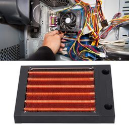 meiyya Water Cooling Heat, Multiple Pipes Stable Fluent Stable Performance Water Cooling Radiator for PC Computer(120mm) image 3