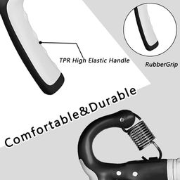 generic RS Combo of Multifunctional foldable Push-Up Board, Double Toning Tube, and Adjustable Hand Gripper (Multicolor) image 3