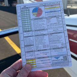 Crystal Pilot IFR-Acronym Placard with Formulas and Sectional/WAC Scale (Medium) and mm/Inch Scale image 3