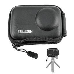 TELESIN° Small Carry Case Lens Protector for DJI Action 5 Action 4 Action 3 Insta 360 Ace Insta360 Ace Pro Accessories, Mini Carrying Bag for DJI Osmo Action Selfie Stick Tripod Protective Accessory image 1