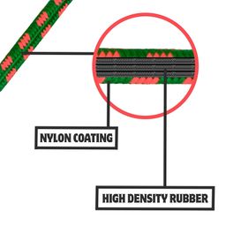 aqbah High Strength Elastic Bungee Cord for Motocycle, Luggage Tying Rope with Hooks (Multicolour) - 4FT Set of 4 image 5