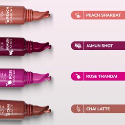 mila beauté Peptide Lip Gloss Balm I With SPF & Hyaluronic Acid I Plump & Fuller Lips I Hydrating & Shiny Lip Balm Non Sticky I Highly Pigmented I Soft & Nourished Lips - Chai Latte image 4