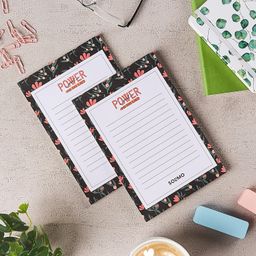 Amazon Brand - Solimo Desk Notepad, To Do List Planner, 50 Tear Off Sheets for Grocery, Shopping, Reminder, Checklist Set of 2 image 3