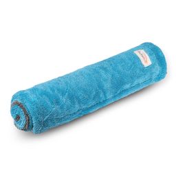 Auto Hub Microfiber Cloth for Car, Dual Sided Car Cleaning Cloth, Twisted Loop - Edgeless - Thick Plush Microfiber Cloth, Lint-Free for Quick Drying, 1200 GSM (60cm x 40cm) 1pc, Color: Grey-Blue image 3