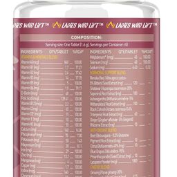 MuscleBlaze StrongHer Women Multivitamin (60 Tablets) | Multivitamin for Women | For Energy & Stamina image 5