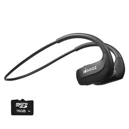 idoooz MP3 Player with Bluetooth Built-in 16 GB Memory, Mp3 Player with Bluetooth Headphone, Wireless Bluetooth Headphone for Running Gym Jogging Sports, Lossless Sound Quality Walkman (All-in-One) image 1