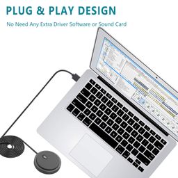 bonke 2020 Upgraded USB Conference Mic for Computer, 360° Omnidirectional, Plug & Play, Windows macOS, Ideal Gift image 4