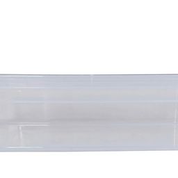 Feliz Rectangular Plastic Extra Large Storage Boxes - Size 12.25x9.25x2.75 inches (Clear , Set of 3) image 3