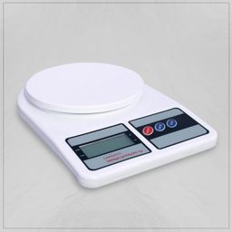 glun GLUN® Weighing Scale Machine For Kitchen SF 400, Weigh Upto 10Kg, Battery Operated with Tare Function For Home Use Only Pack of 1 image 1