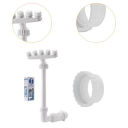 ATORSE Swimming Pool Waterfall Fountain Spray Fitting Replace Backyard 360 Rotating Double Layer Adapter image 5