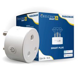 Crescent Lighting Smart Wi Fi Plug 16A | Works with Alexa & Google Assistant | Remote & Voice Control | Surge & Overheat Protection | Easy Setup | App Enabled | Scheduled Control (CSA30-16A) image 1