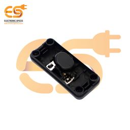 Electronic Spices Black Spst Halfway Rocker Button Inline Switch for Table Lamp Pack of 10pcs image 5