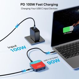 ACASIS Capture Card & Docking Station 2-in-1 for Nintendo Switch - 1080P 60FPS Video Capture for Nintendo/Streaming/Meeting, 2 USB-A 3.0, 1 USB-C 3.0 for Data Transfer image 4
