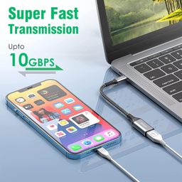 AGARO USB Type C to USB 3.0 OTG Cable, Adapter, Connector, Fast Charging, Data Transfer Speed Up to 10 GBPS, Compatible with Laptops, Tablets, Smartphone and Chargers image 2