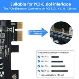 beyimei PCIe SATA Card 2 Ports, PCI-E to SATA Expansion Card,6Gbps PCI-E (2X 4X 8X 16X) SATA 3.0 Controller Card for Windows10/8/7/XP/Vista/Linux,Support SSD and HDD image 4