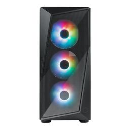 Cooler Master CMP520 Mesh Computer Case - 280mm Radiator Support | High Airflow Case | 3 x 120mm ARGB Fans Pre-Installed | Gaming Case, Black image 4