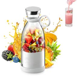 donpidd Portable Blender for Fresh Juice, portable juicer blender, Portable Blender for Shakes and Smoothies with 14.2 Oz Travel Cup and Lid, Usb Fast Charging (White) image 1