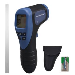 wihsentech Handheld Digital Laser Tachometer - Non-Contact RPM Meter, Measures 2.5-99,999 RPM, High Precision with LCD Display, Reflective Tape Included, Ideal for Motor Speed and Industrial Use image 1