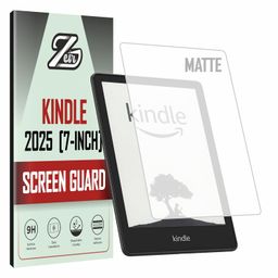 ZEIR MATTE Screen Protector For AMAZON KINDLE PAPERWHITE 7-Inch Touchscreen Digital Display | 9H Scratch Guard Compatible With AmazonKindle | Water Resistant | E-Book Reader Tab Accessory 2025 [Not Tempered Glass] image 1