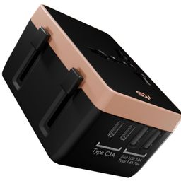 rts Universal Travel Adapter Charger Plug with Type C, International All in One Travel Adapter, Universal Travel Essentials with 2 USB, 2 USB-C 3.4A Universal Adaptor, International Travel Adapter image 2
