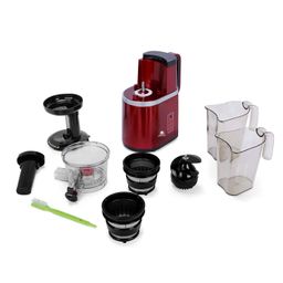 hometronics Masticating Extractor With Digital Control Panel; Easy To Clean Bpa-Free Slow Masticating Juicer 43 Revolutions Per Minute Features Compact Design Automatic Pulp Ejection, 150 Watts image 4
