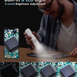 ETZIN Wireless Digital Microscope [Easy and Fun] 50X-1000X 1080P HD WiFi Portable Handheld USB Trichome Mini Coin Microscope Camera Magnifier with Stand for iPhone iPad Android Phone & PC-‎EPL-992IM image 5
