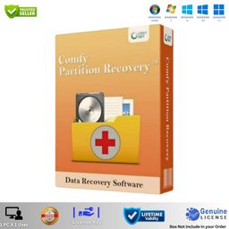 Avisoft Comfy Partition Recovery | Version 4.9 | Partition & Data Recovery | Recover Data from Corrupted and Deleted Volumes or Files | Lifetime Validity | For Windows | Physical delivery image 1