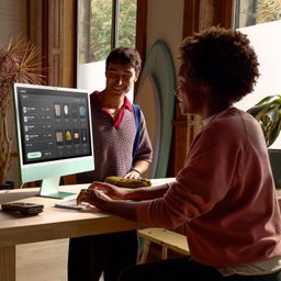 Apple 2024 iMac All-in-One Desktop Computer with M4 chip with 10-core CPU and 10-core GPU: Built for Apple Intelligence, 60.96 cm (24″) Retina Display, 16GB Unified Memory, 256GB SSD Storage; Silver image 5