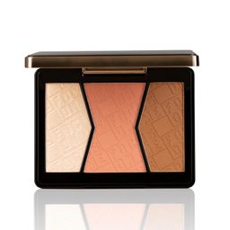 PAC Focus On Me 3 in 1 Bronzer Highlighter & Blush Palette for Face Makeup | Face Palette with Lightweight Natural Shimmer Glow Compact Powder | Full Coverage & Long Lasting for All Skin Type - Medium image 1