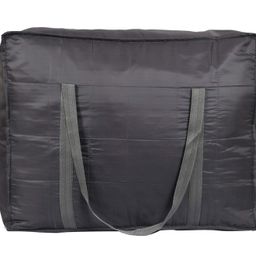 Amazon Brand - Solimo Parachute Jumbo Underbed Rectangular Storage Bag with Zipper and Handle (Grey, Standard size) image 3