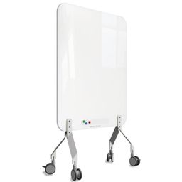 Gemklip.com Mingle Board Non Magnetic-Premium Double-Sided Backcase For Mobile Whiteboard With Stand(3.3Ft X 4Ft)For Home,School & Office,Dry Erase Surface,Portable Board With Wheels,Free Markers & Duster image 1