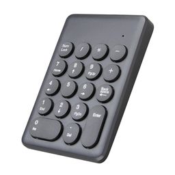 CALANDIS Portable 18 Keys 2.4G Wireless Numeric Keypad Number Numpad for Pc Black image 2