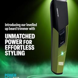 Bombay Shaving Company Power Play NXT Trimmer, 9 Weeks of trimming, 90 mins run time with Type C, 6 comb attachments, Self-sharpening blades | Trimmer for Men || Green image 2