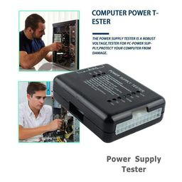 Storin Motherboard Power Supply Tester Computer PC 24 pin 20 pin 8 pin 6 pin 4 pin for PSU, ATX, SATA, HDD, SMPS, PC, Floppy with LED Indicator Light image 4